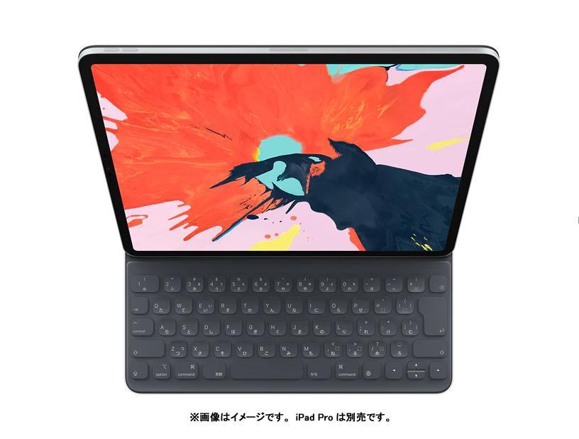 Apple(アップル)12.9インチiPad Pro(第3世代)用 Smart Keyboard Folio 日本語(JIS) MU8H2J/A  [ブラック系]/開封展示美品/保証未登録/激安 コンピュータ タブレット iPad用アクセサリー