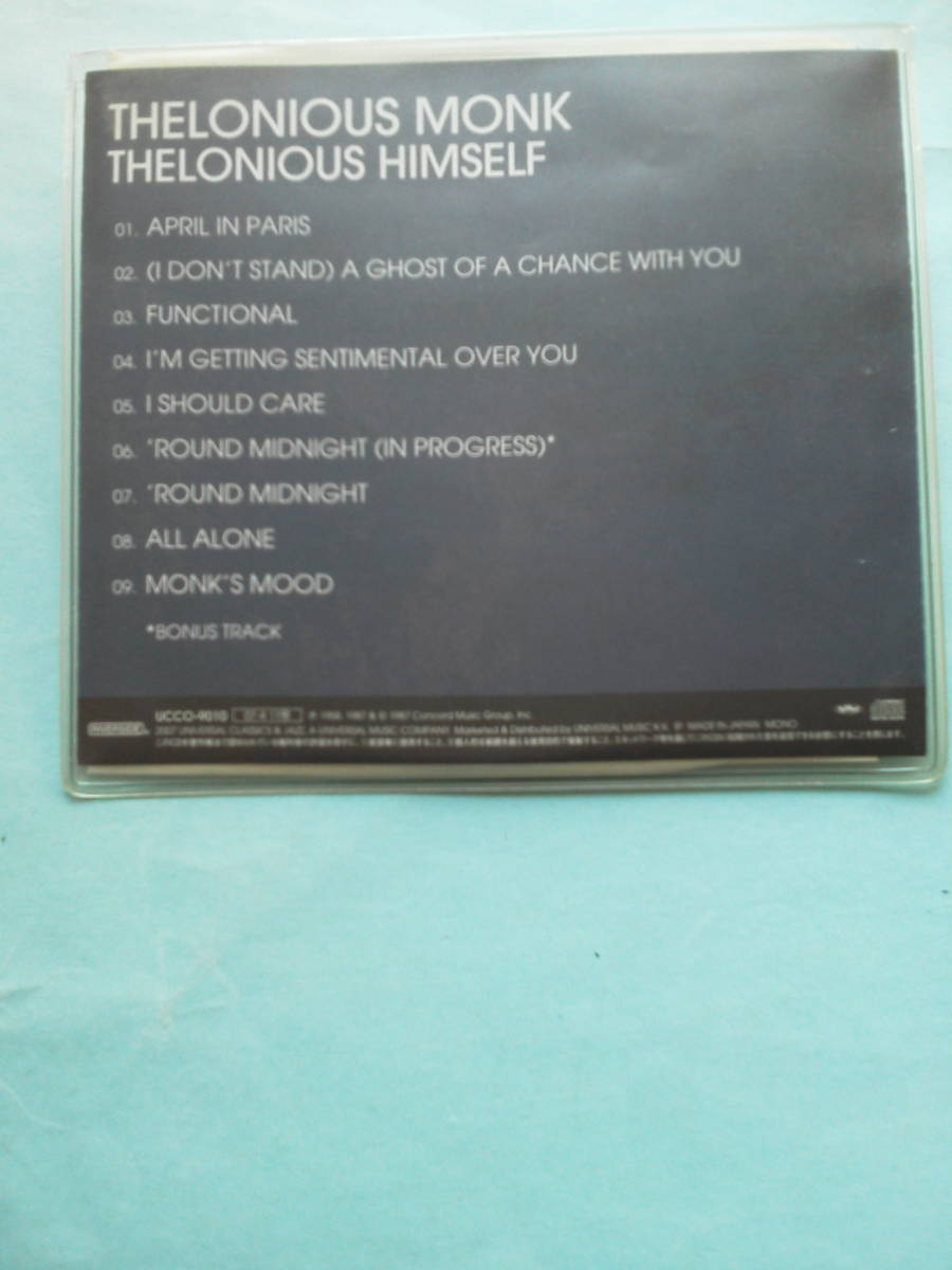 【送料112円】ソCD3990 Thelonious Himself / Thelonious Monk /ソフトケース入り_画像2