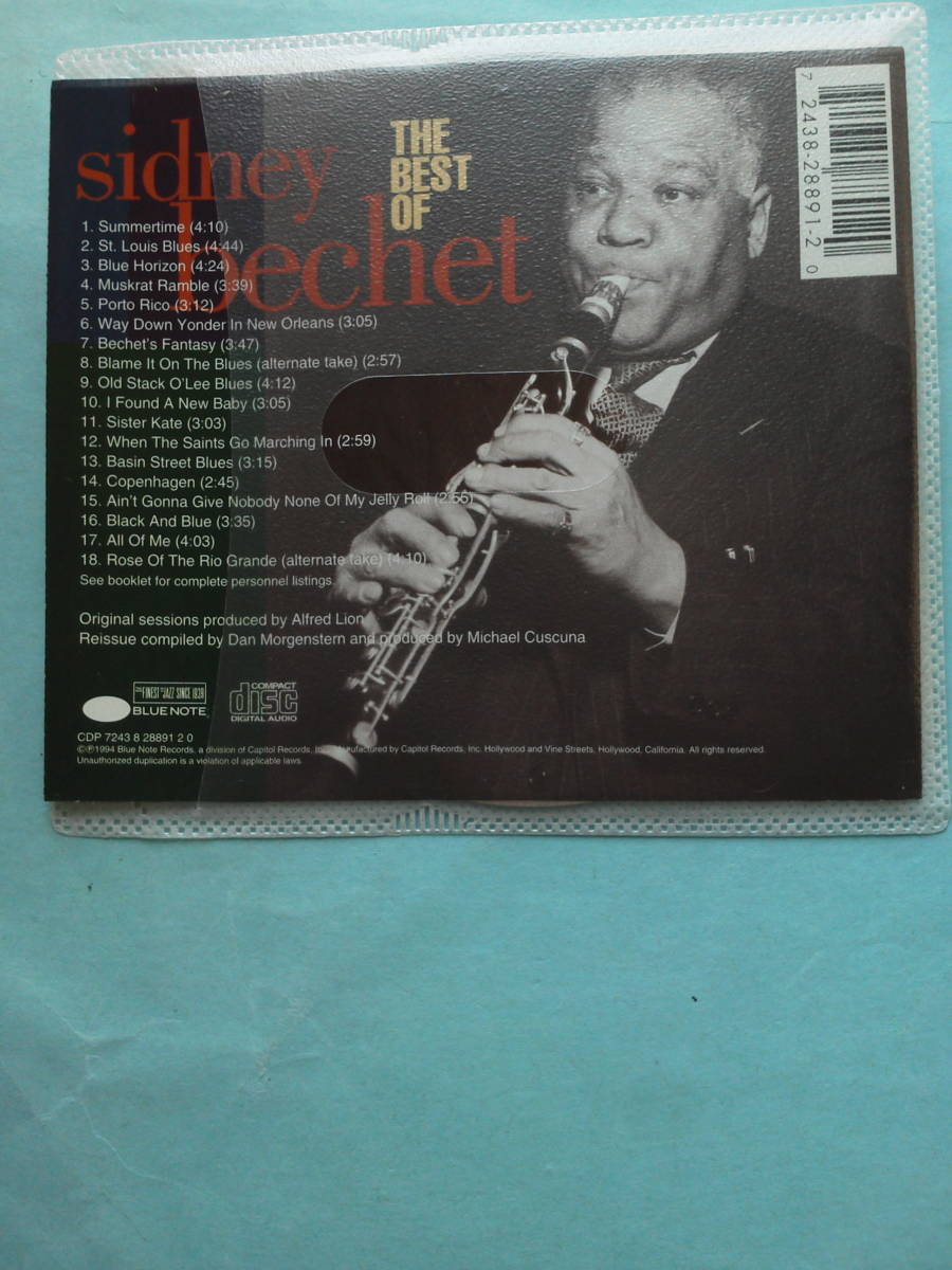 【送料112円】ソCD4020 The Best Of Sidney Bechet /ソフトケース入り_画像2