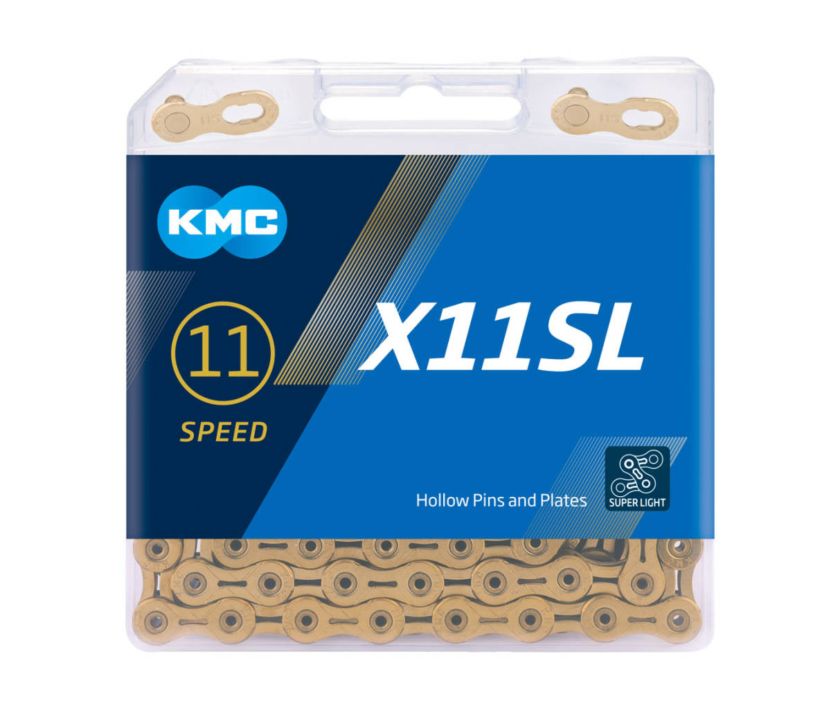 KMC 11速 X11SL チタン ゴールド TI-GOLD 超軽量 チェーン シマノ互換 118L