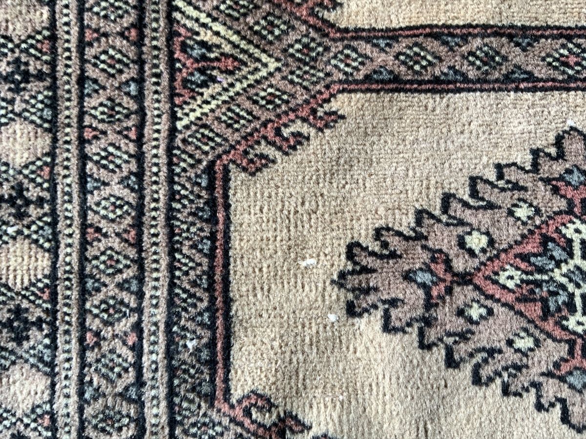 ☆オススメ☆大型251×158cm パキスタン・ラホール産 絨毯 ラグ