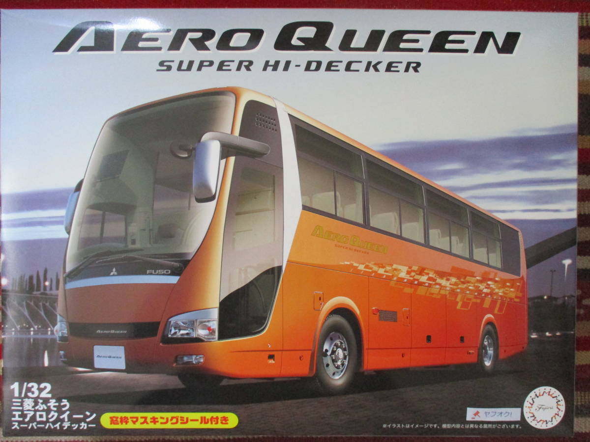 フジミ 1/32 三菱ふそう エアロクイーン スーパーハイデッカー AERO QUEEN SUPER HI-DECKER バス FUSO