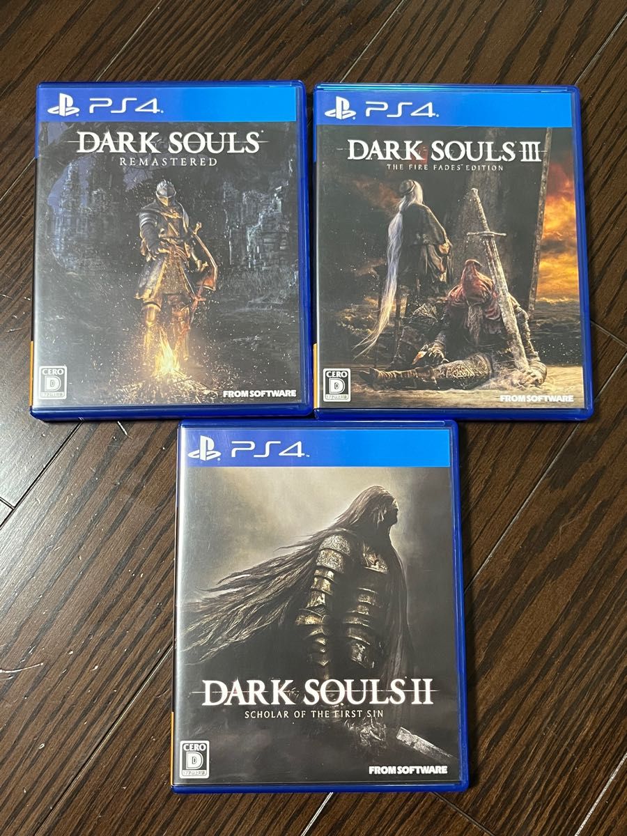 【3本セット】【PS4】 DARK SOULS リマスタード、ダークソウル2、ダークソウル3