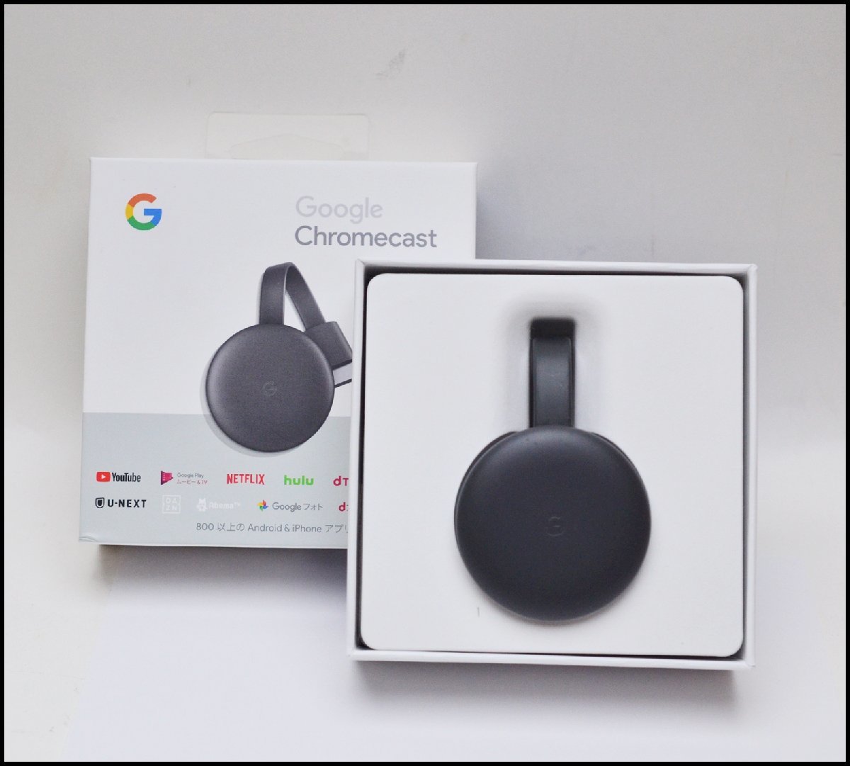 良品 Google Chromecast 第３世代 GA00439-JP グーグル クロームキャスト_画像1