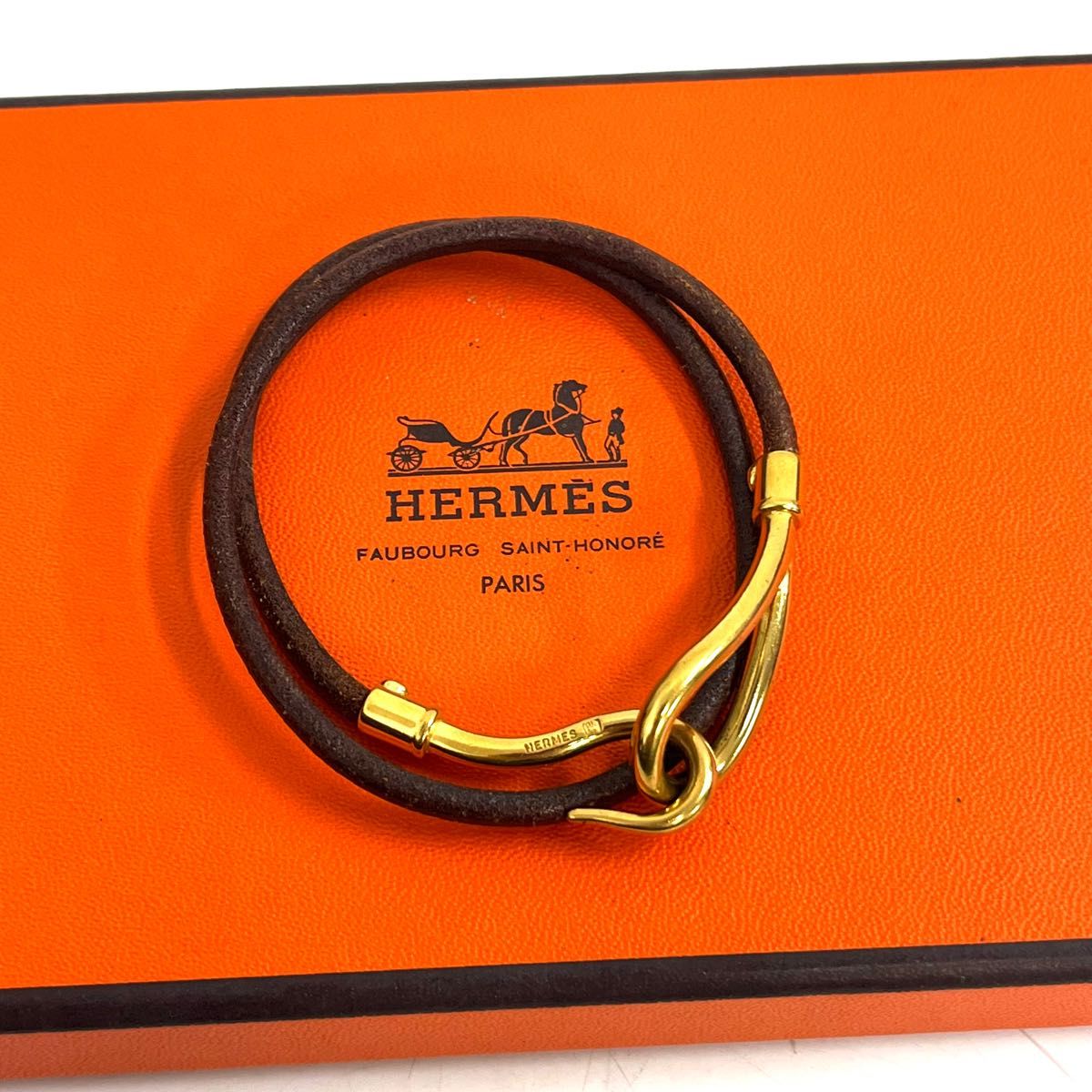 楽天市場店 HERMES エルメス ブレスレット オレンジ R刻印 未使用品