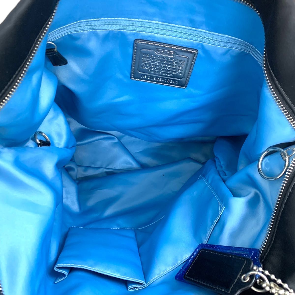 極美品☆COACH コーチ 13841 ポピーラインストーンエクストララージ