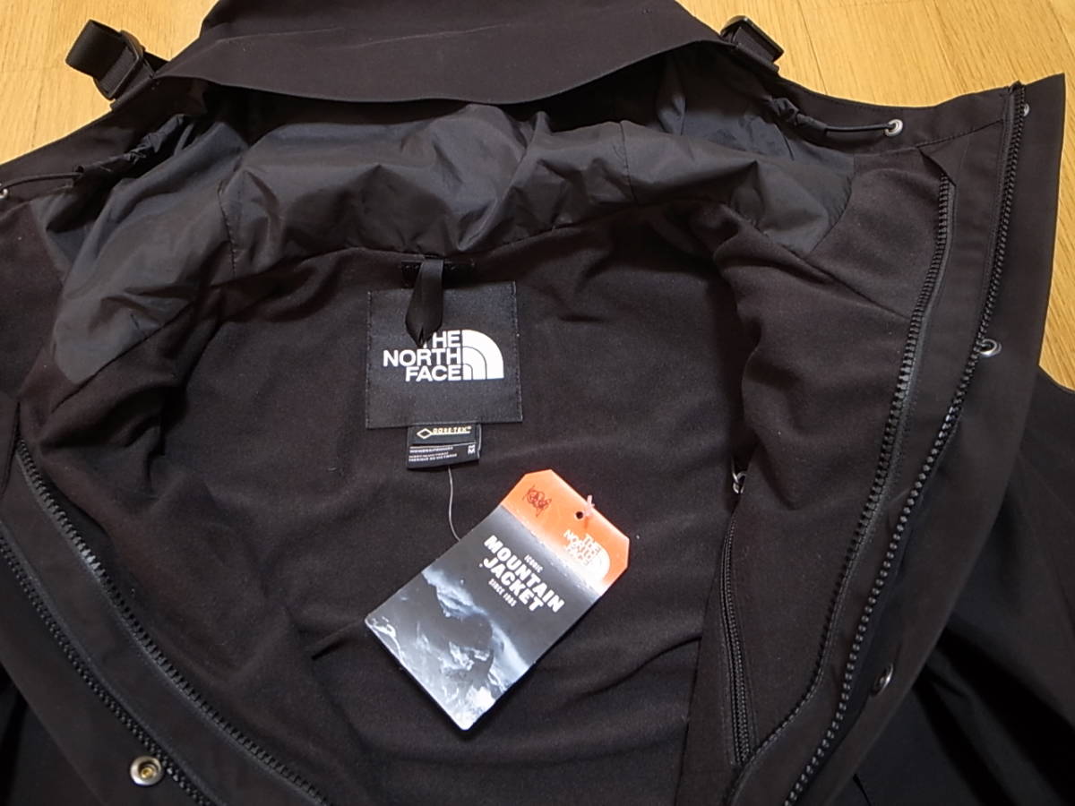 【送料無料 即決】海外限定 THE NORTH FACE W 1990 MOUNTAIN JACKET GTX GORE-TEX TNF BLACK M新品マウンテンジャケット復刻ゴアテックス黒_画像6