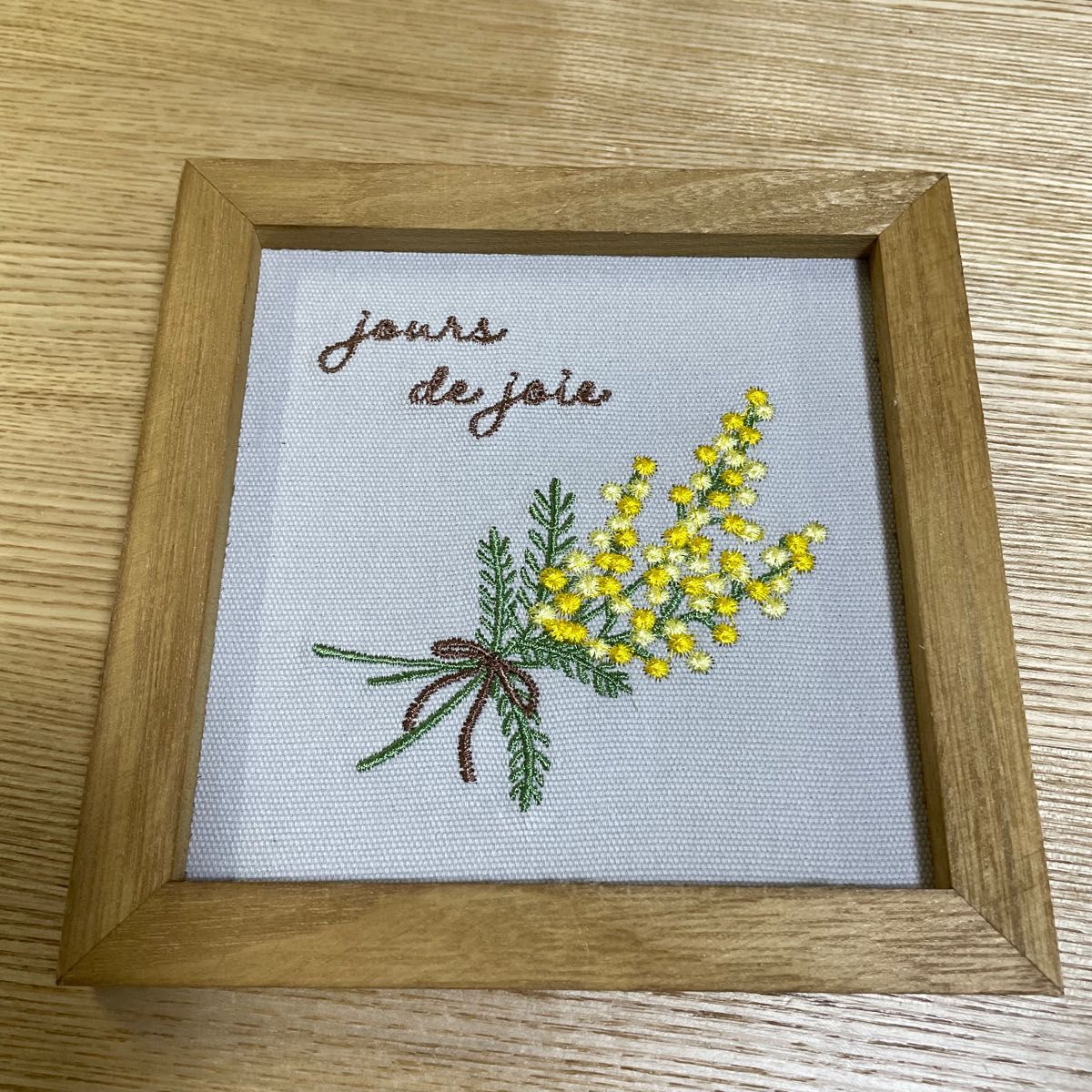 サリュ ミモザ 刺繍パネル｜PayPayフリマ