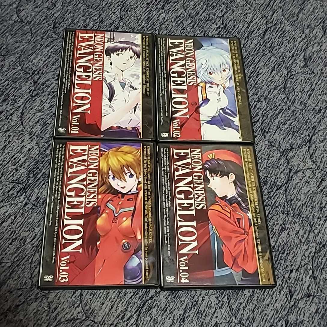 【DVD全8巻セット】テレビアニメ版 新世紀エヴァンゲリオン NEON GENESIS EVANGELION Vol.1~8 クリアファイルのおまけ付き 綾波レイ_画像2