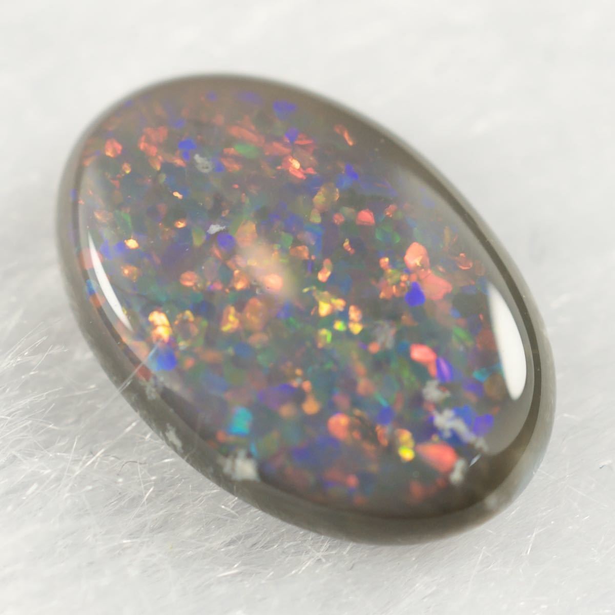 天然ブラックオパール ルース 1.28ct 天然石 天然オパール