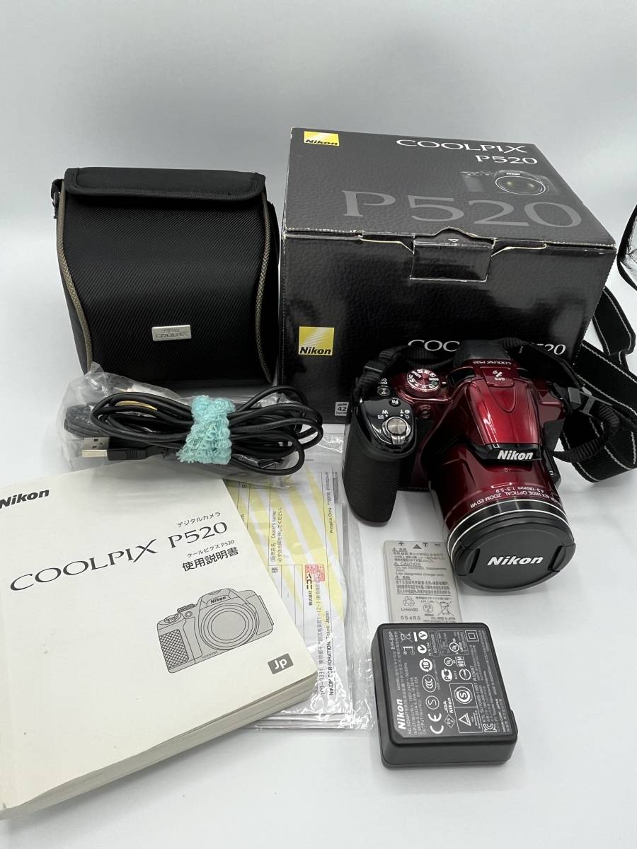 Yahoo!オークション - Nikon/ニコン COOLPIX P520 レッド【SN...