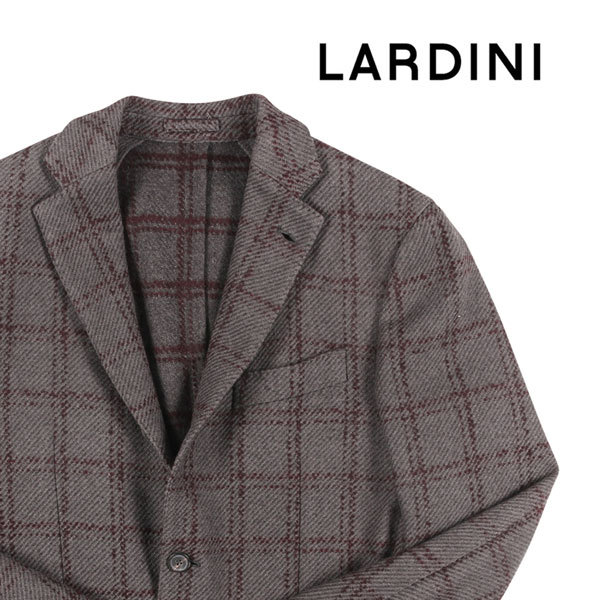 LARDINI（ラルディーニ） ジャケット IA320AQ-11 グレー x ブラウン 48 【W22563】