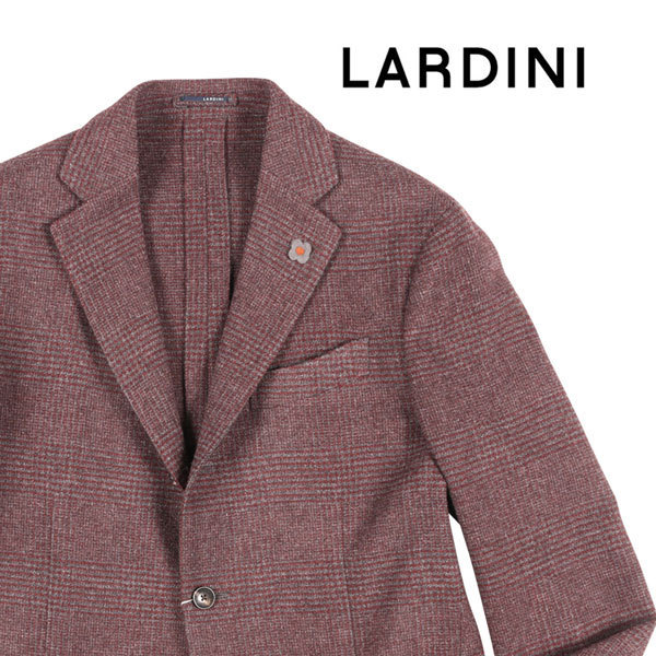 LARDINI（ラルディーニ） ジャケット IL934A ワインレッド x グレー 50 24227 【W24227】