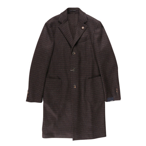 希少 黒入荷！ LARDINI（ラルディーニ） チェスターコート 【W26422