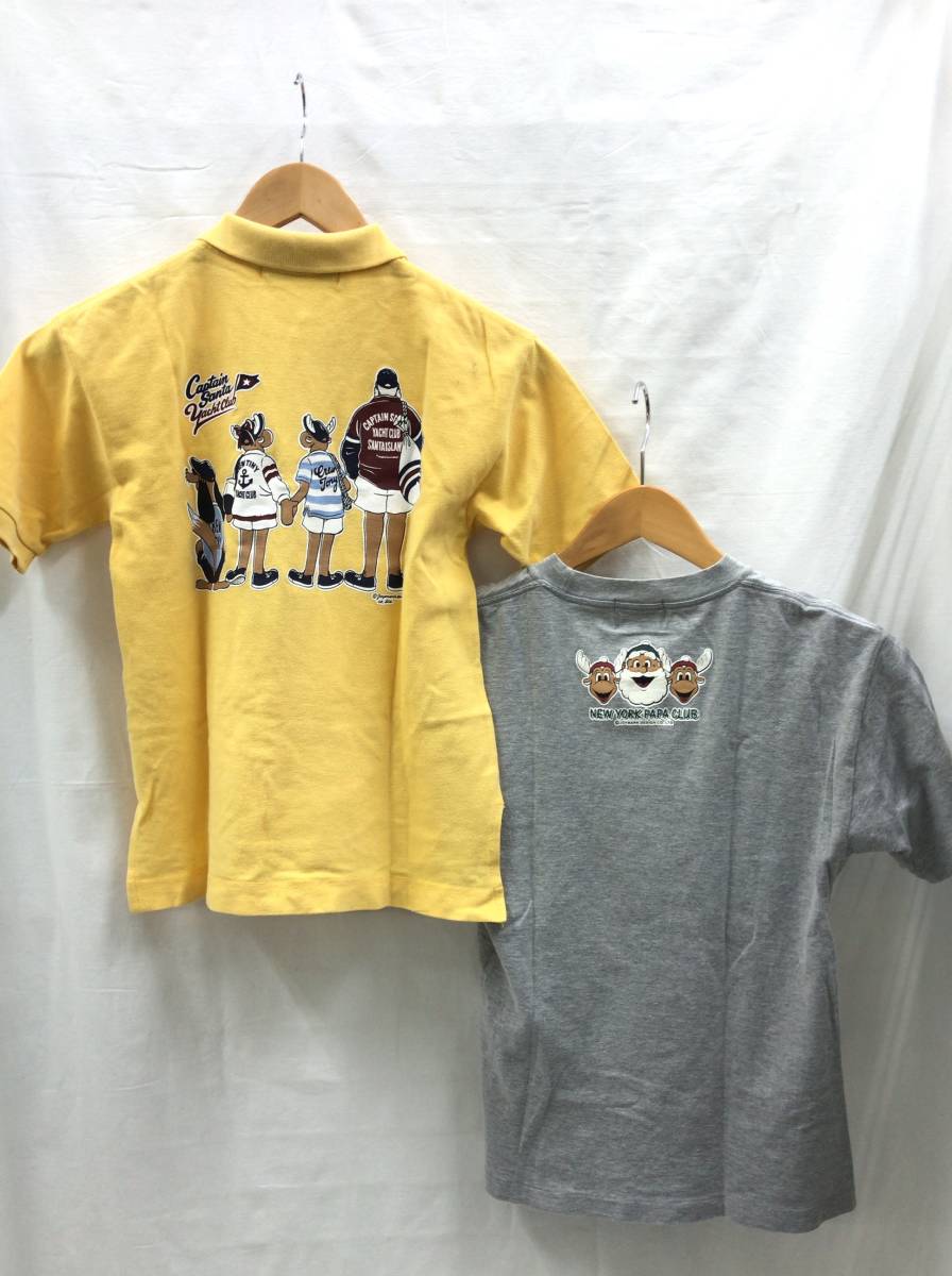 CAPTAIN SANTA KID'S キャプテンサンタキッズ 子供用2枚セット 半袖 Tシャツ ポロシャツ サイズ12 145-75 23022401f1の画像2