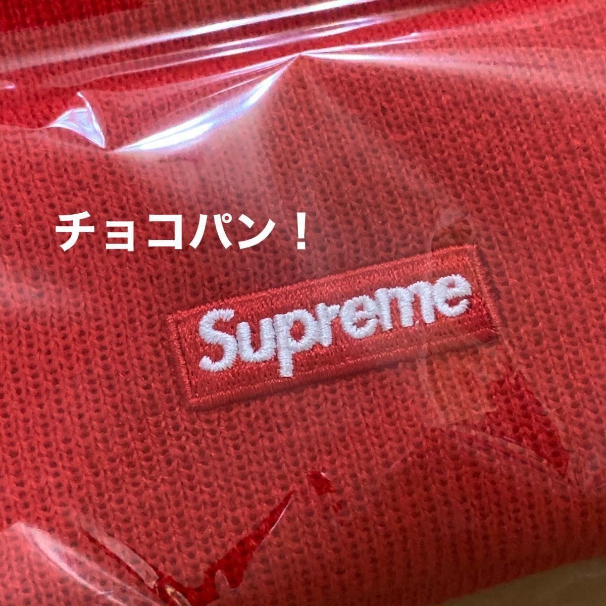 残り1点！ Supreme NEW ERA Sロゴ Beanie ニット帽 赤 新品