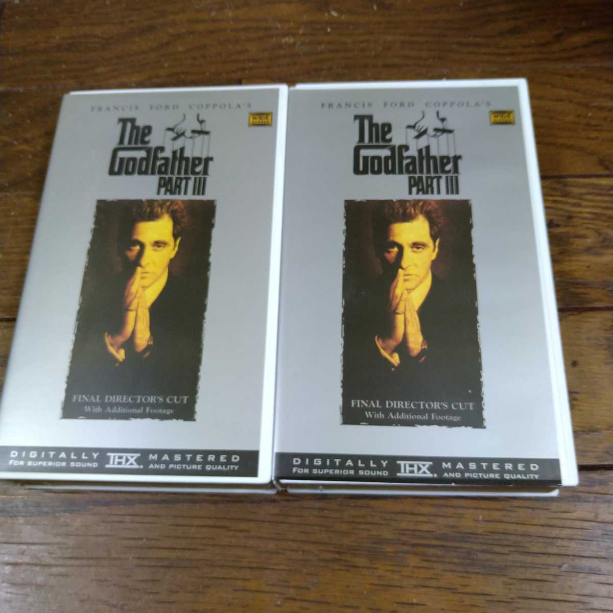 ゴッドファーザー 3部作 VHS フランシス・コッポラ マーロン・ブランド アル・パチーノ ロバート・デ・ニーロ アンディ・ガルシア