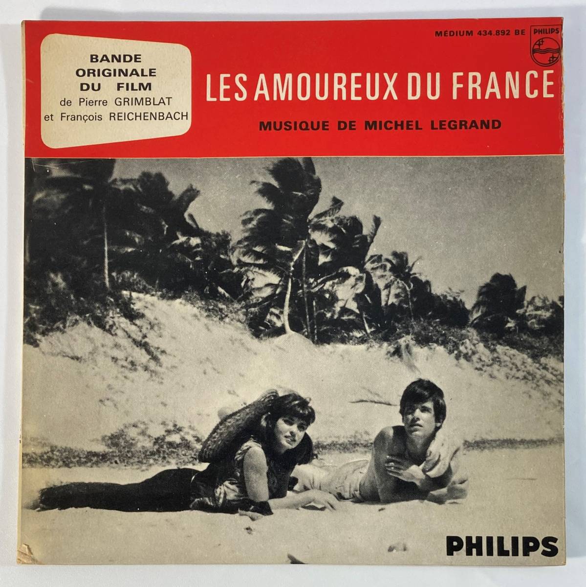 Les amourex du france (1963) Michel * legrand . record EP Philips 434.892 BE