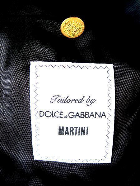 DOLCE&GABBANA 金ボタン ストレッチテーラードジャケット 46 MARTINI