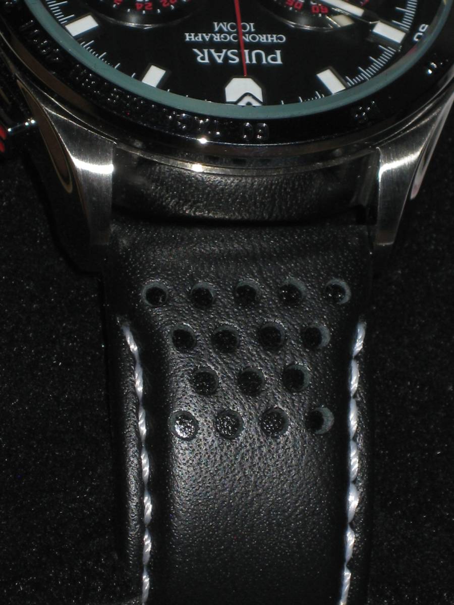  Seiko abroad brand Pulsar PULSAR PU2005X1kata Roo nya collection wristwatch men's leather belt new goods 