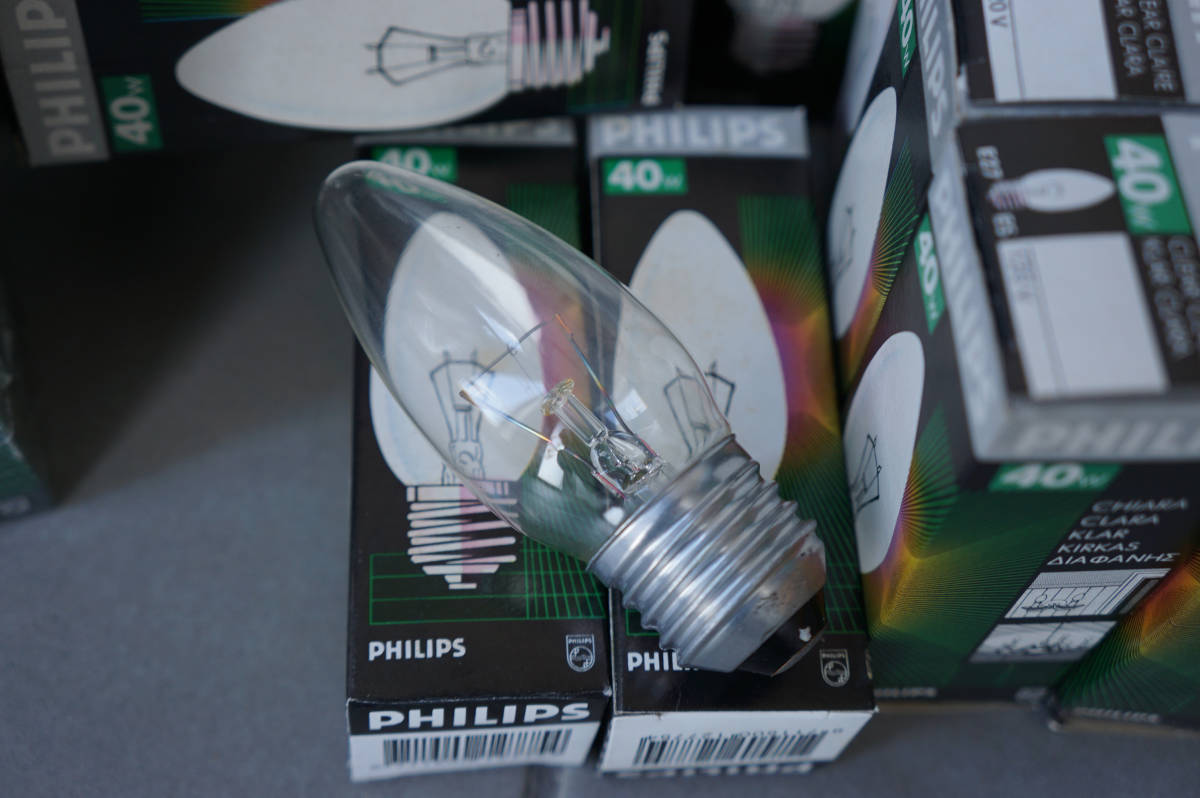 PHILIPS| chandelier lamp | clear |120V 40W E27|11 piece 