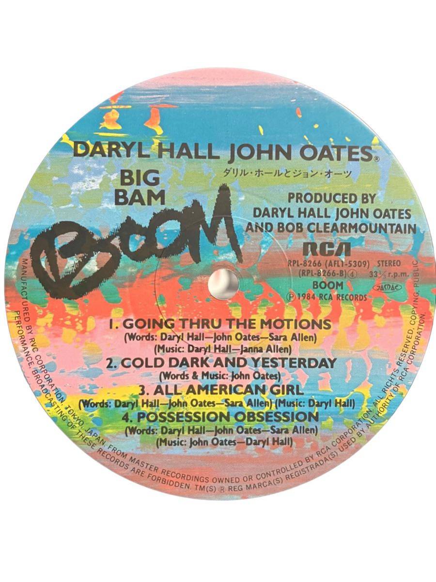 送料込み【帯付】LP ダリル・ホール&ジョン・オーツ BIG BAN BOOM Daryl Hall&John Oates_画像5