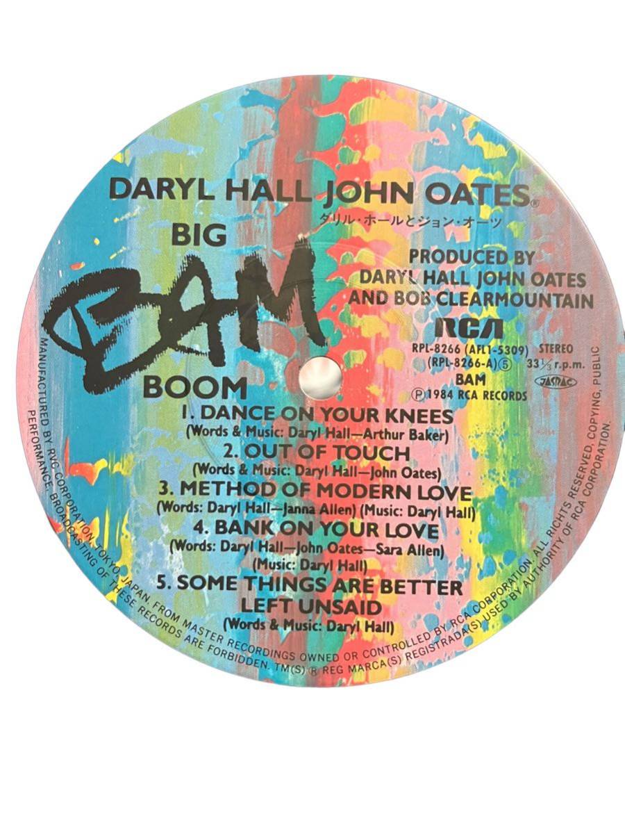 送料込み【帯付】LP ダリル・ホール&ジョン・オーツ BIG BAN BOOM Daryl Hall&John Oates_画像4