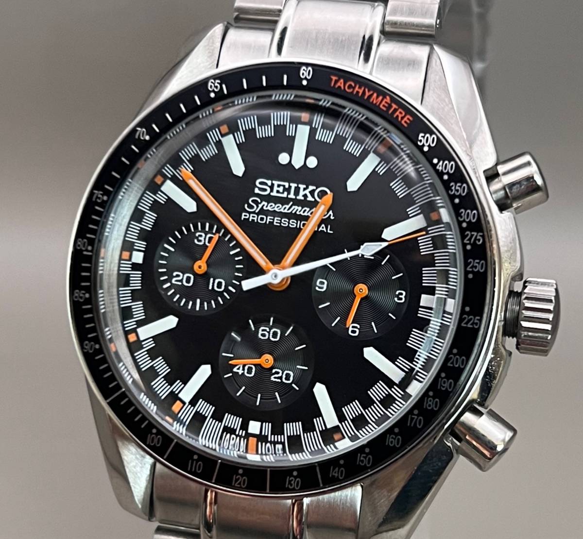 Yahoo!オークション - SEIKO MOD カスタム オレンジ針 VK63 Yahoo!オークション - SEIKO MOD カスタム オレンジ針 VK63