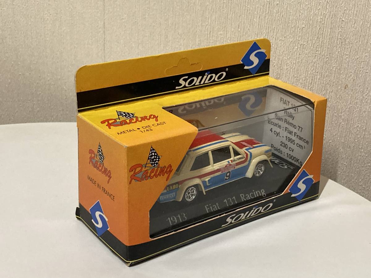  free shipping Solido 1/43 Fiat 131 racing #9 solido FIAT 131