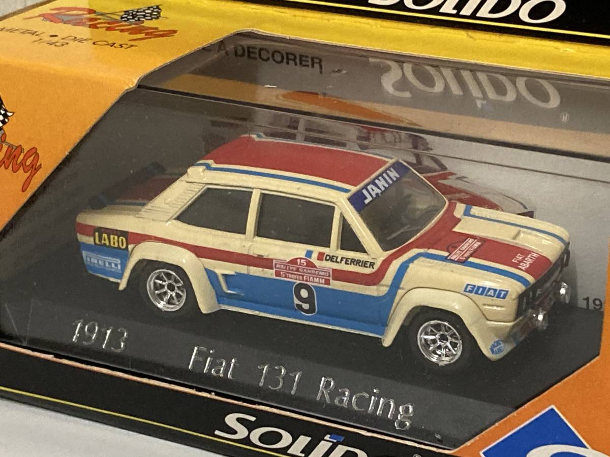  free shipping Solido 1/43 Fiat 131 racing #9 solido FIAT 131