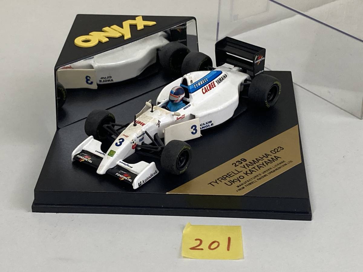 送料無料 ONIX 1/43 オニキス ミニカー F1 ティレルヤマハオニキスtyrrell yamaha 023 ukyo katayama 片山右京 239