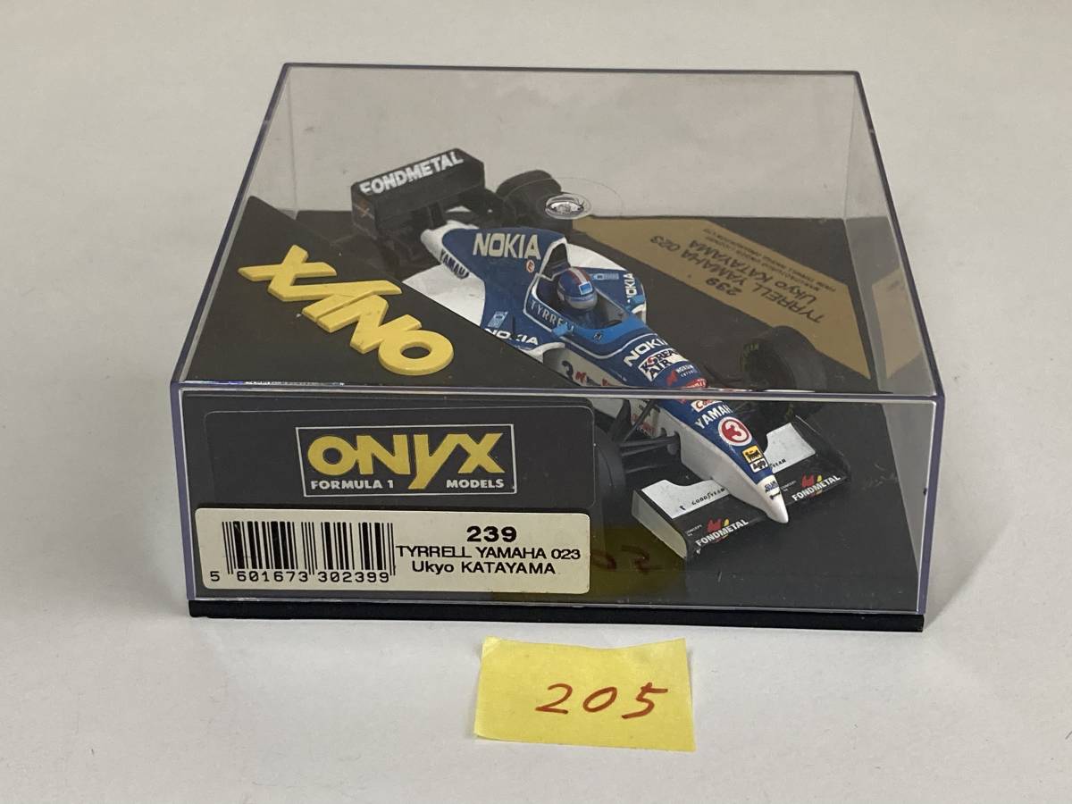 送料無料 ONYX オニキス 1/43 ミニカー F1 ティレルヤマハオニキス