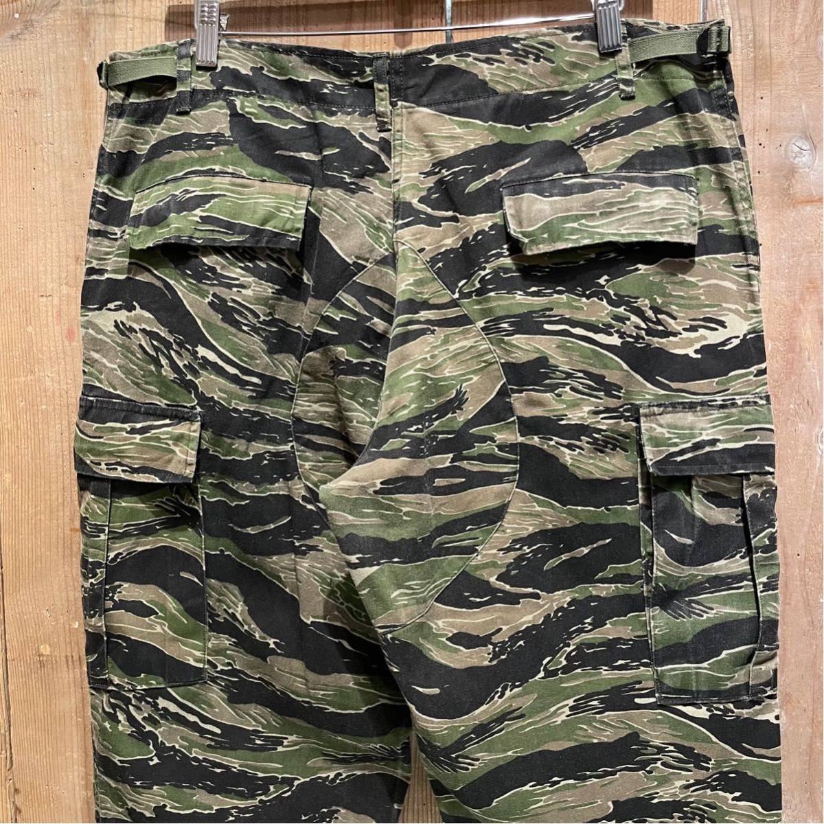 古着 60~70年代 米軍実品 U.S.ARMY タイガーストライプカモ 迷彩柄