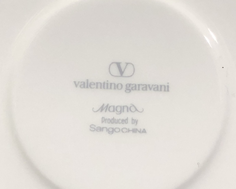 極美品 Valentino garavani Sango Magna バレンチノ カップ&ソーサー 花柄 茶器_画像8