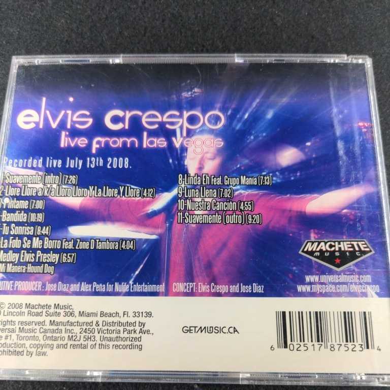 15-97【輸入】Elvis Crespo Lives: Live from Las Vegas エルヴィス・クレスポ_画像3