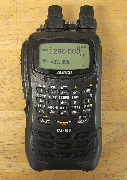 ALINCO アルインコ DJ-G7 144/430/1200MHz FM ハンディ 広帯域受信対応