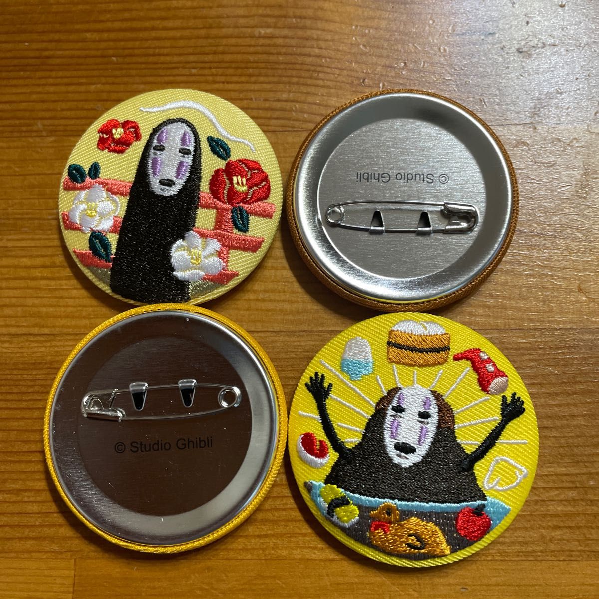 スタジオジブリ ジブリがいっぱい刺繍ブローチコレクション 千と スタジオジブリ ジブリがいっぱい刺繍ブローチコレクション 千と