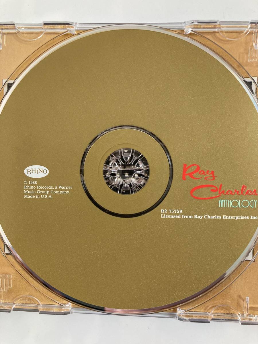 【リズム＆ブルース】レイ・チャールス（RAY CHARLES）「ANTHOLOGY」（レア）中古CD、USオリジナル再盤、RB-46_画像5