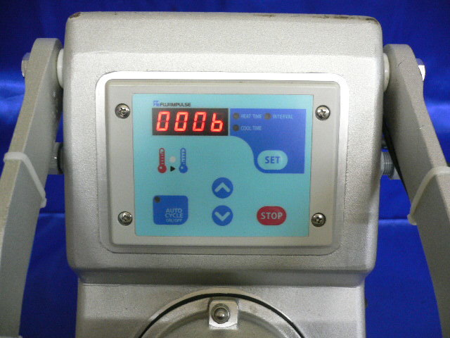 富士インパルス　CAシリーズ　水物用電動シーラー　CA-300-10WK　10mm幅シール　圧着動作OK_画像7