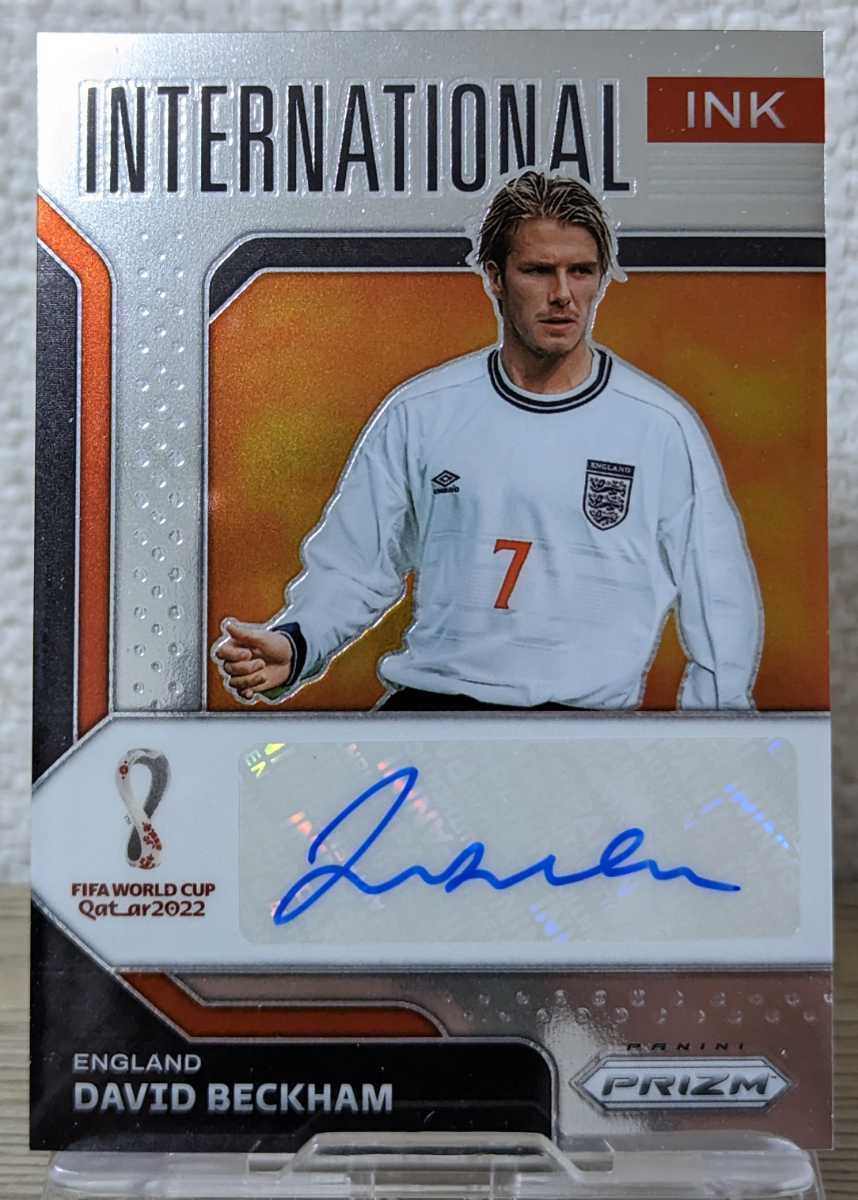 ベッカム Panini Prizm Soccer Auto 直筆サイン-