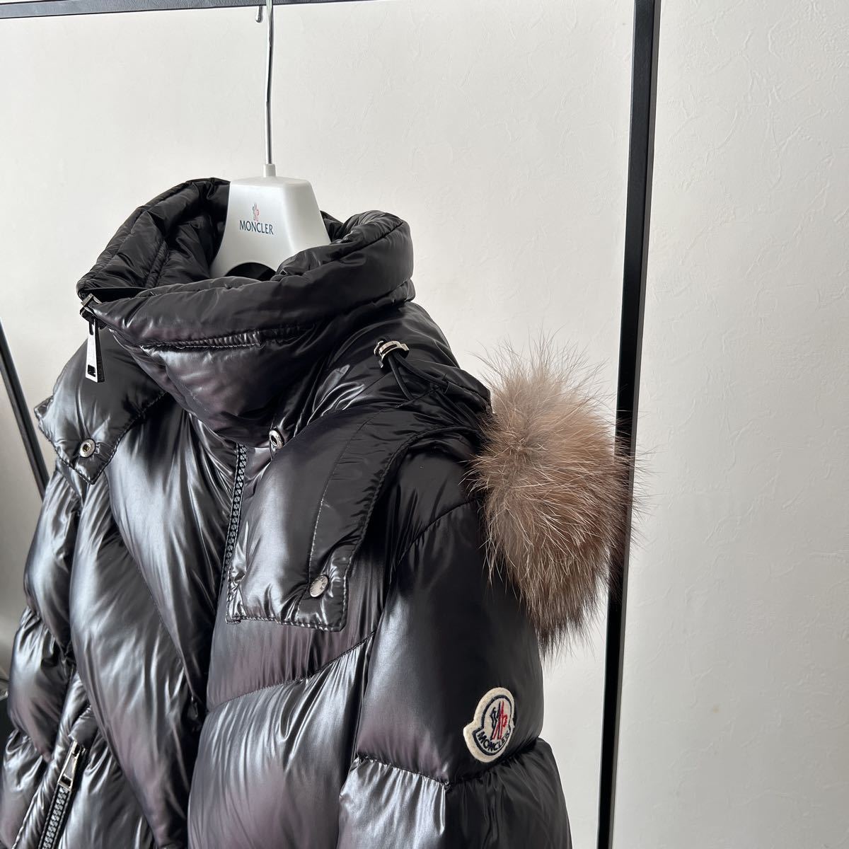 MONCLER★モンクレール ★RIBAFUR★ブラック★サイズ1_画像3