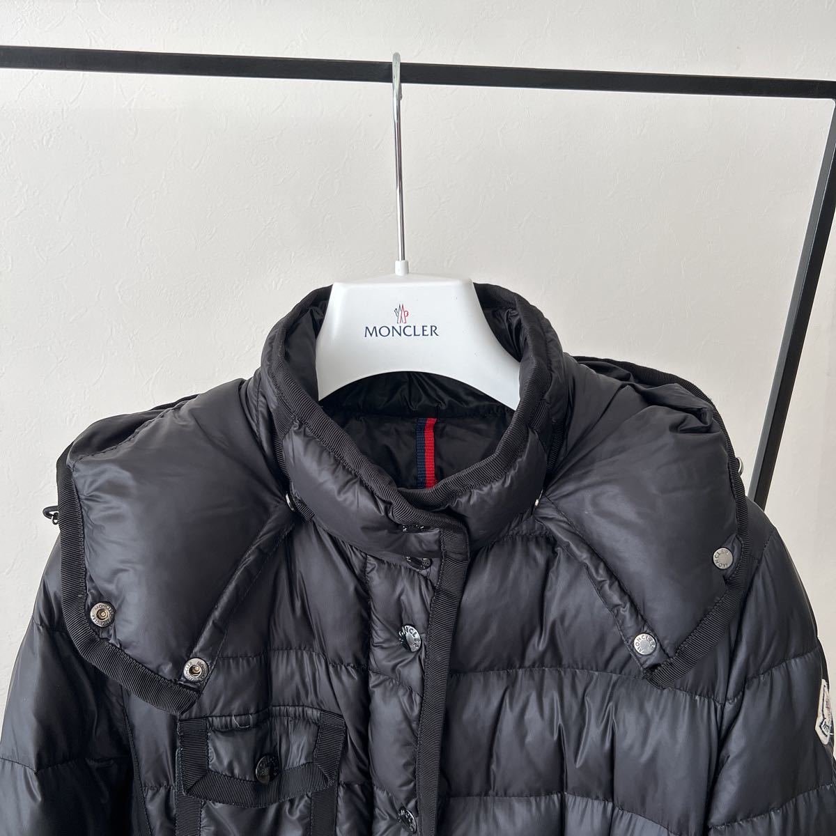 MONCLER モンクレール エルミン 定番ダウンジャケット ブラック MONCLER モンクレール エルミン 定番ダウンジャケット ブラック