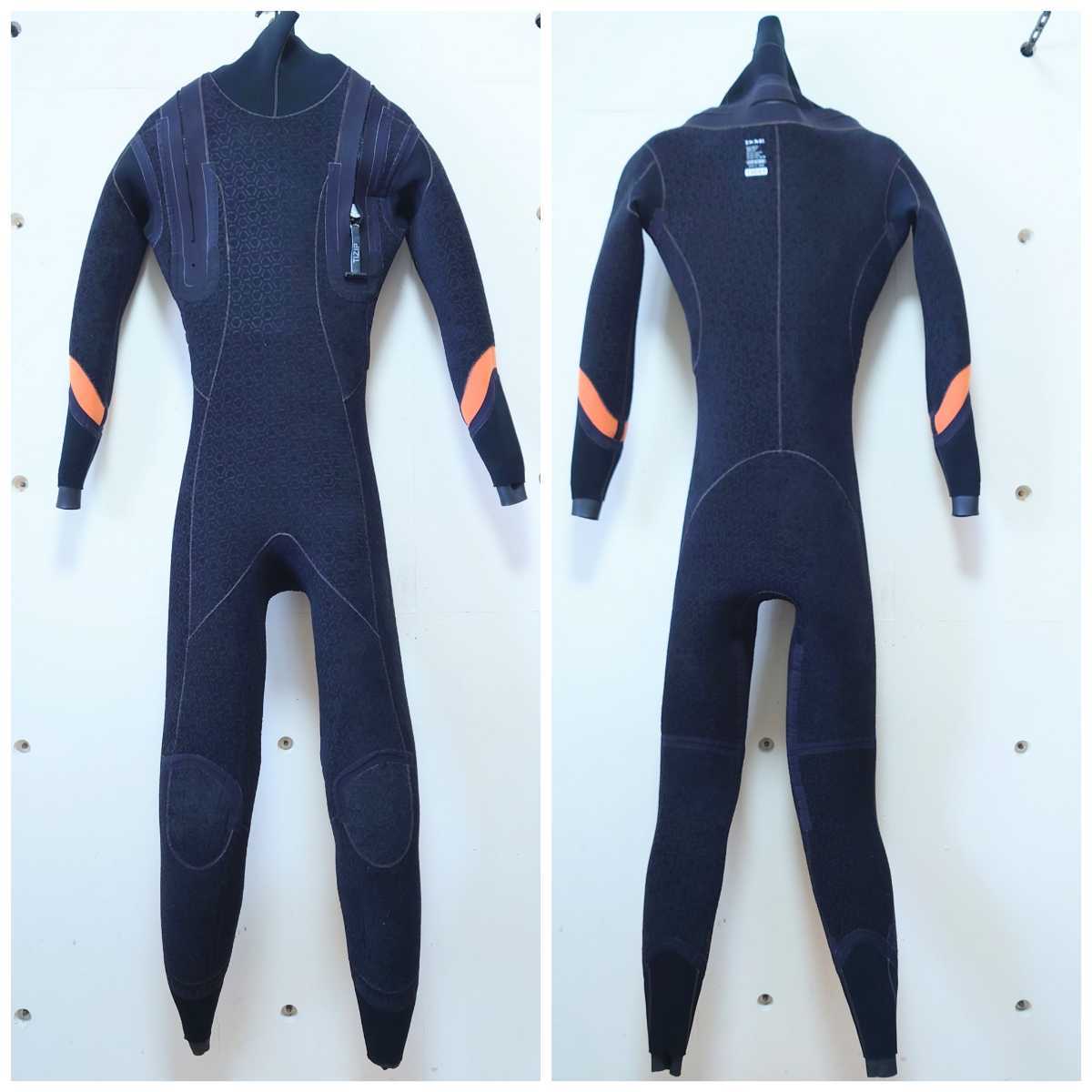 良品】13万 ダブウエットスーツ DOVE フルスーツ 5/3mm サーフスーツ