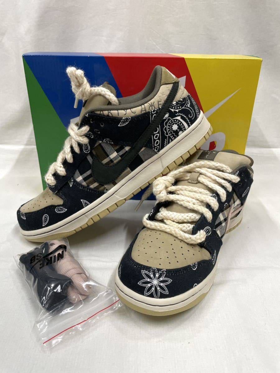 っているも NIKE Travis Scott SB DUNK LOW PRM QS ナイキ トラヴィス