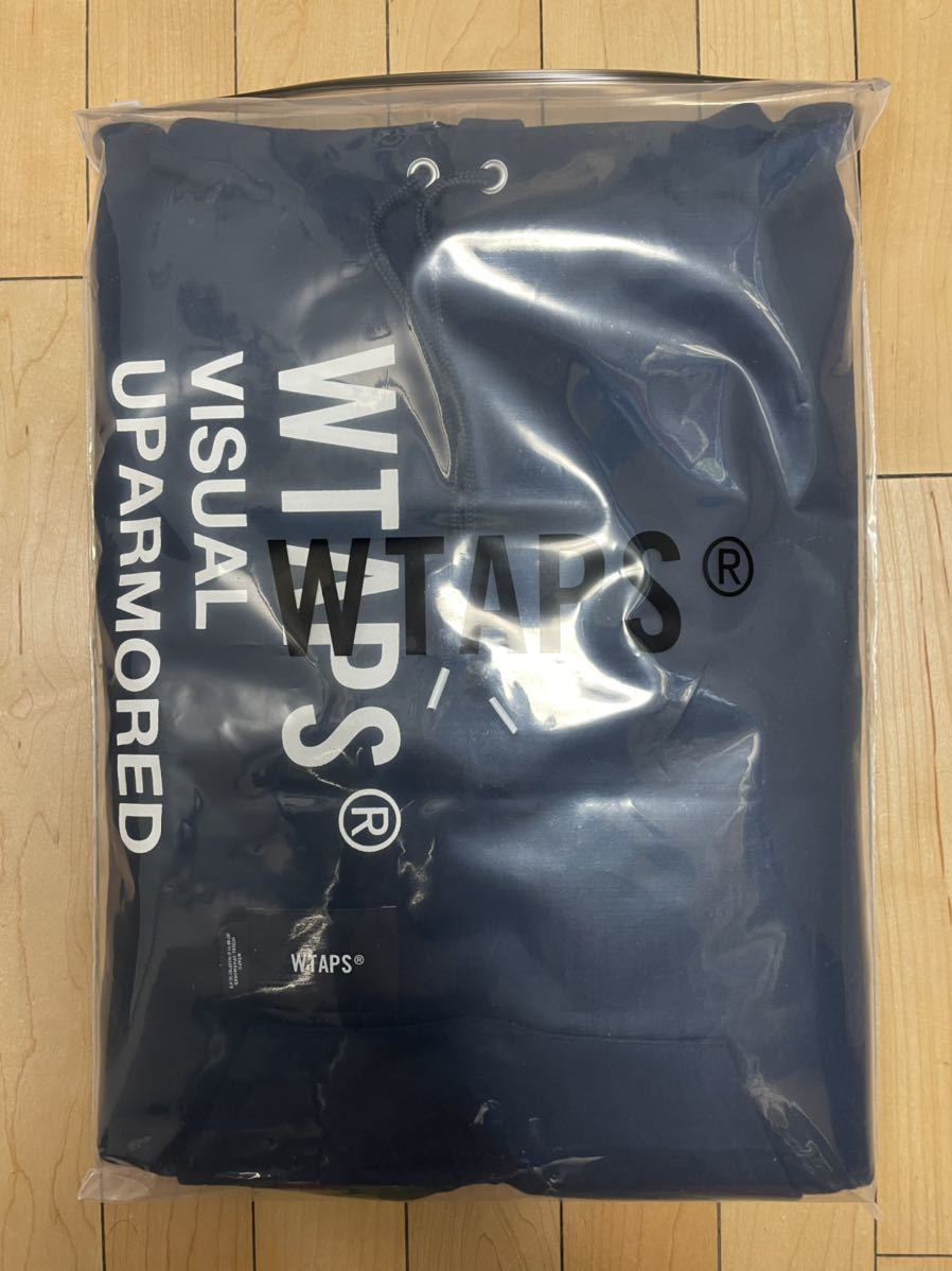 WTAPS VISUAL UPARMORED HOODY NAVY Mサイズ ダブルタップス ヴィジュアル アップアームド フーディー ネイビー MEDIUM HOODIE パーカー_画像7