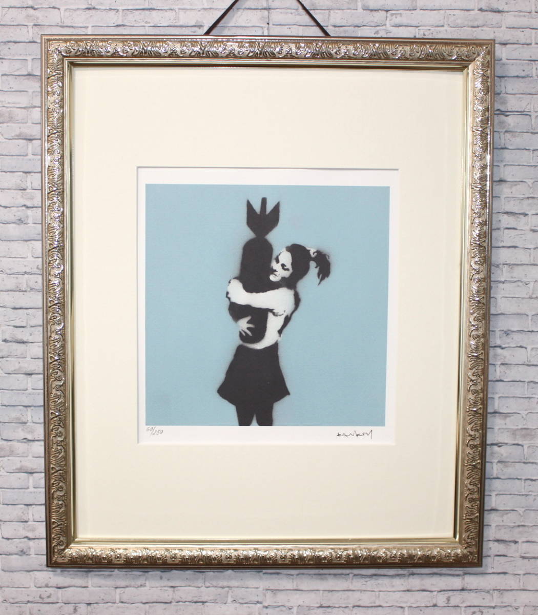 バンクシー Banksy Bomb Hugger エスタンプ リトグラフ_画像1