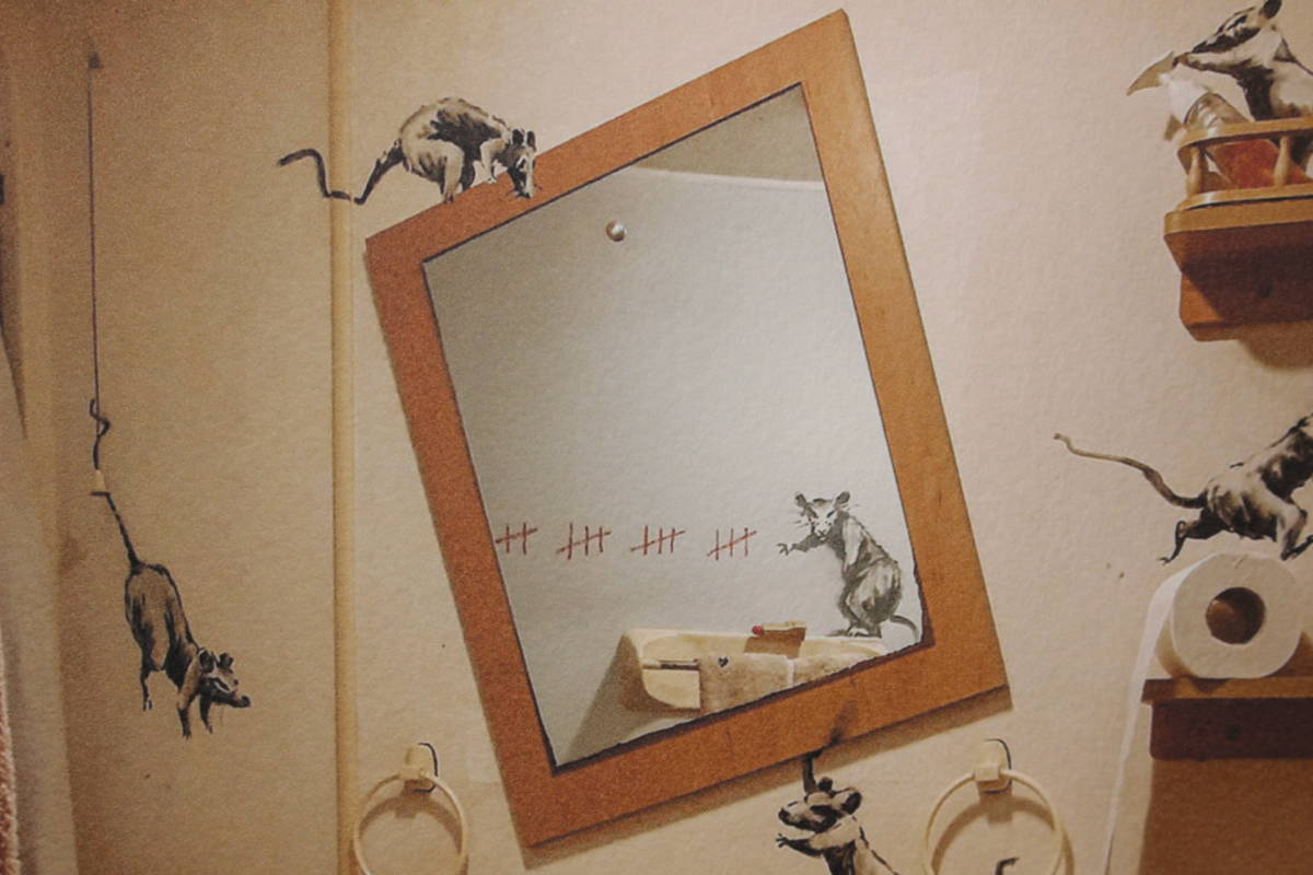 バンクシー Banksy Bathroom エスタンプ リトグラフ_画像2