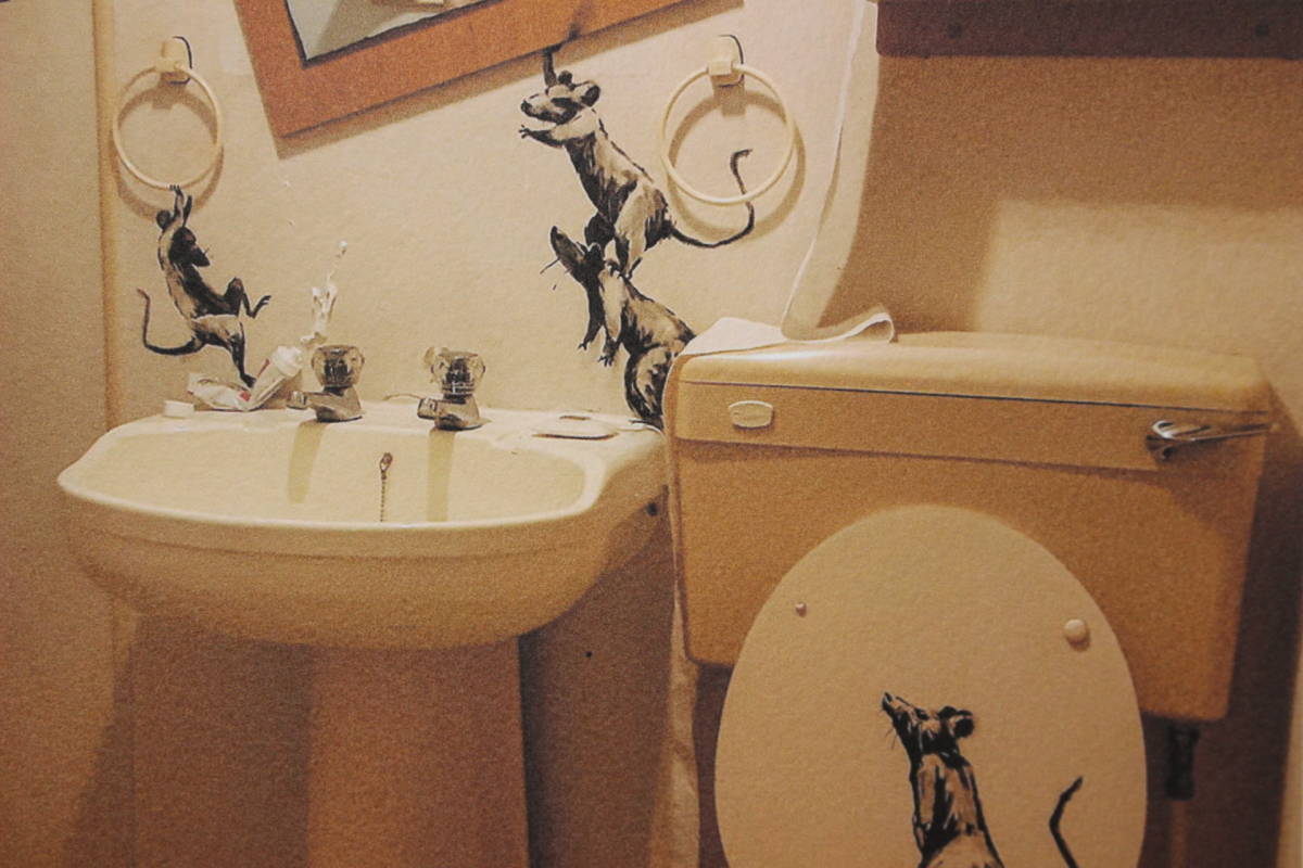 バンクシー Banksy Bathroom エスタンプ リトグラフ_画像3