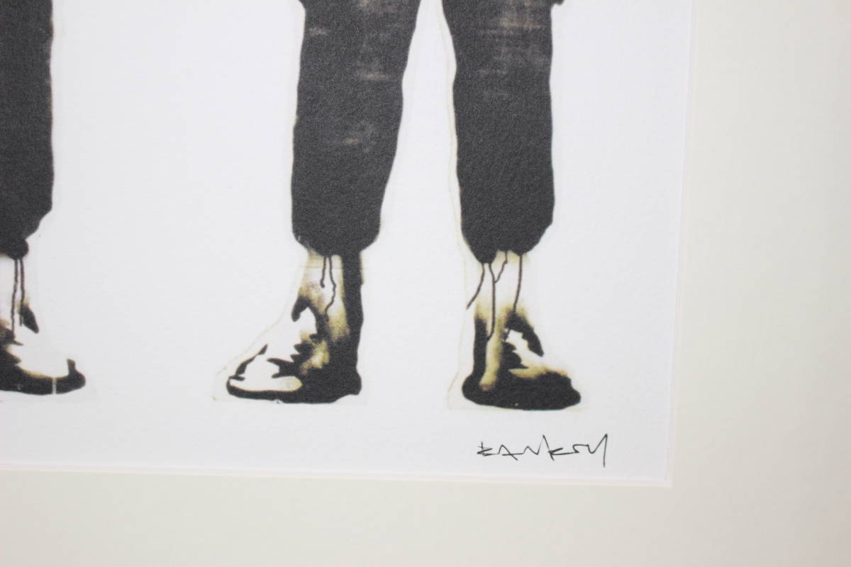バンクシー Banksy Happy Hoppers エスタンプ リトグラフ Yahoo!オークション - バンクシー Banksy Happy Hoppers