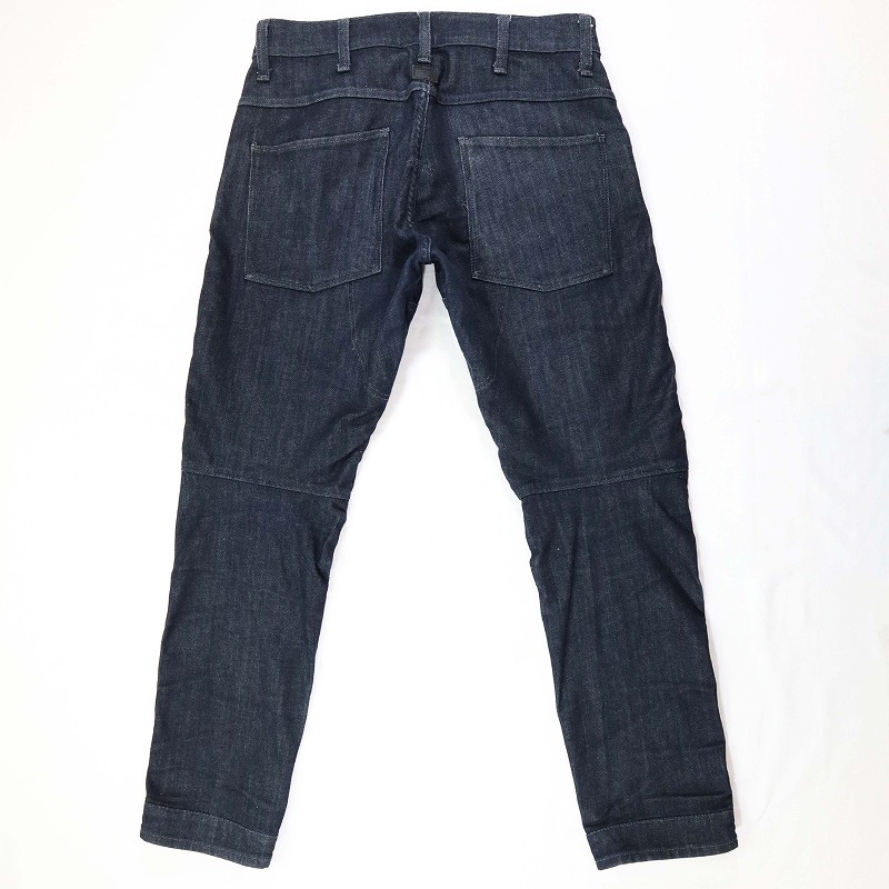 G-STAR RAW 5620 3D TAPERED ジースターロウ バイカージーンズ 濃紺ストレッチデニム ボタンフライ W28 M相当